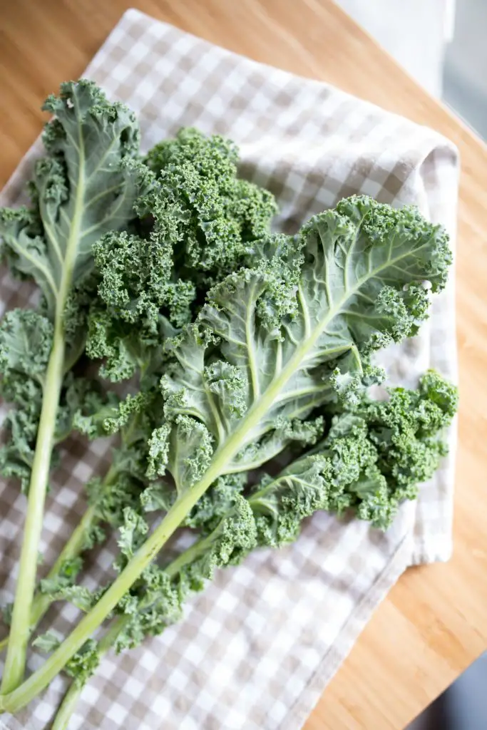 Kale cruciferous vegetables
