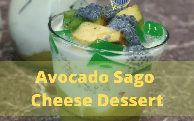 Avocado Sago Cheese Dessert